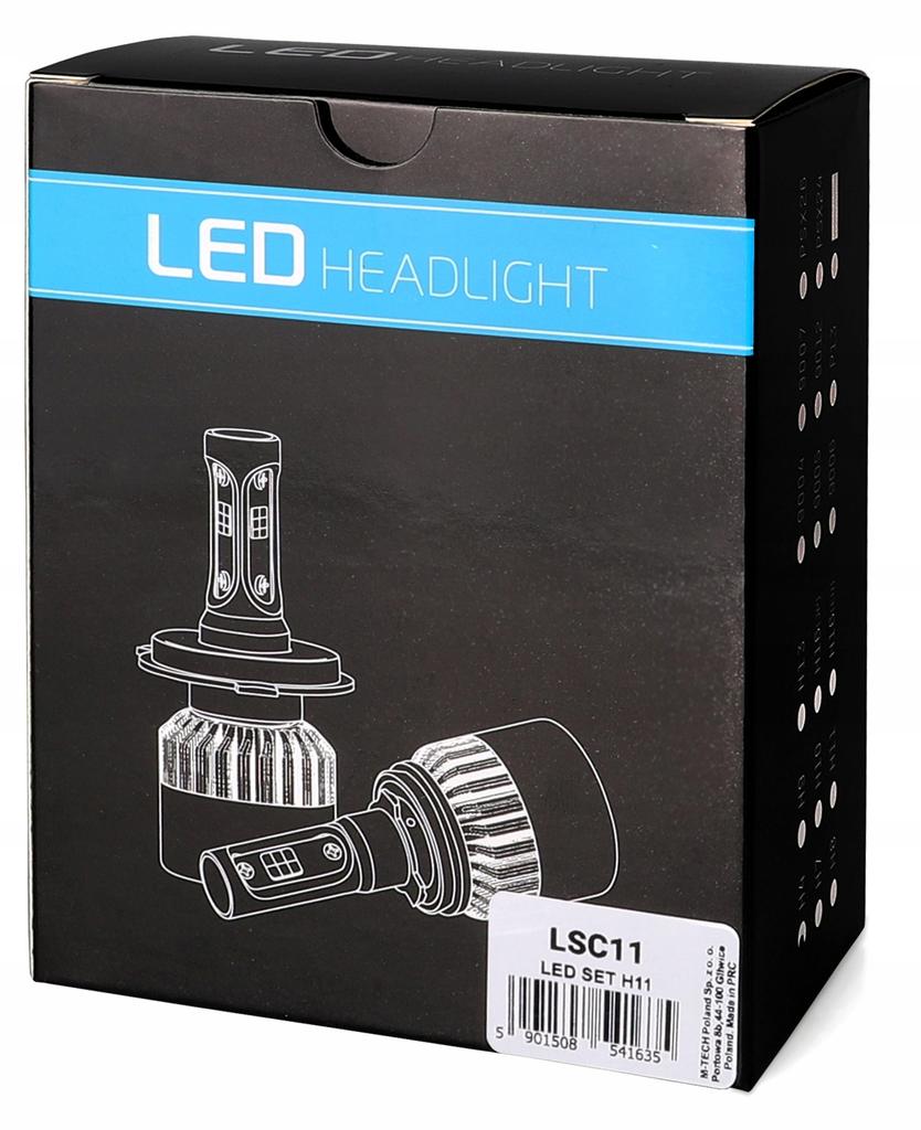 Bombillas H11 LED Kit 12/24V 6500K 80W Canbus