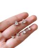 Queen Mother West Planet Zircon Pearl Stud Earrings Women'S Earrings Exquisite Earrings Light Luxury High-End Ear Jewelry