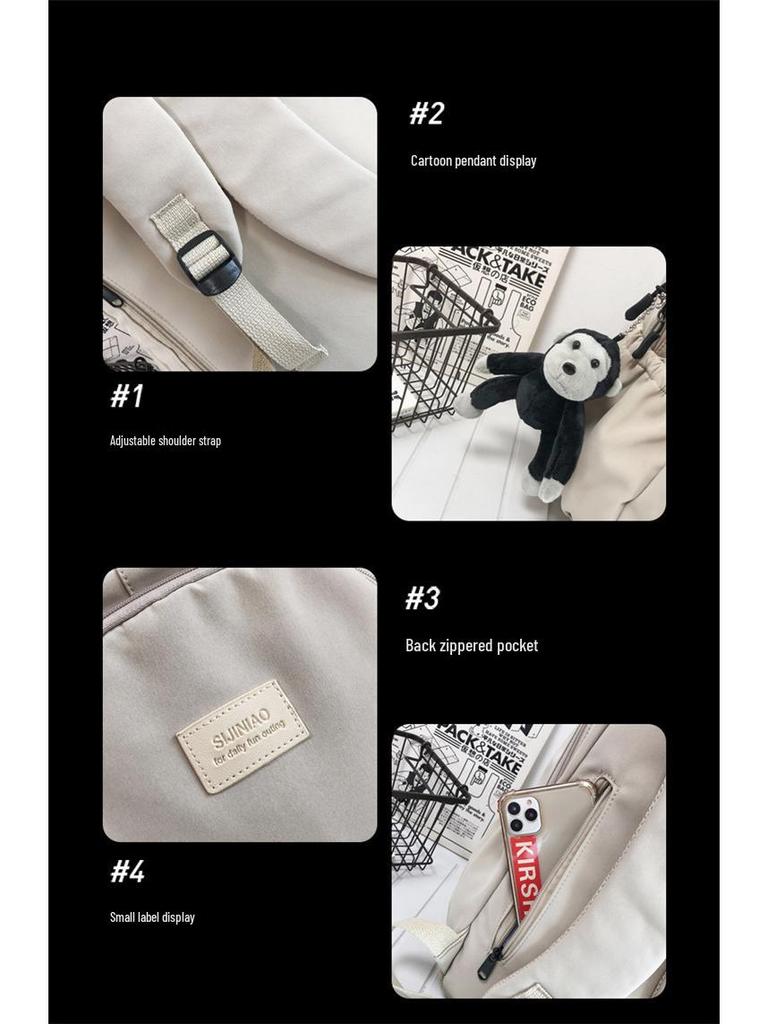 Versatile Large Capacity Japanese Schoolbag for Women & Students: Ideal for High School, University, and Third To Sixth Grade Middle Schoolers