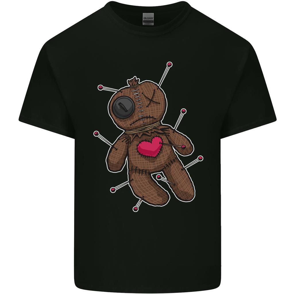 Voodoo Doll Heart Evil Spirits Dark Magic Halloween Unisexs Light Cotton TShirt