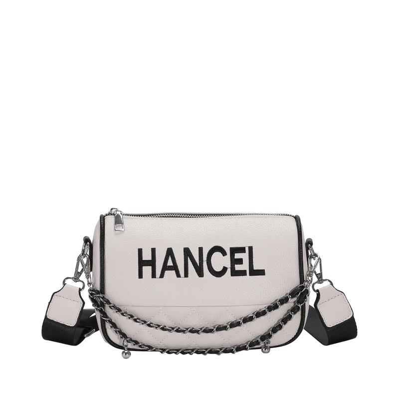 

Женская модная легкая сумка кроссбоди 2025 - Элегантный маленький квадратный дизайн с широким ремнем для летней повседневной носки чёрный