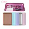 1PC Square Stainless Steel Cosmetic Storage Tray Nail Art Equipment Plate Tools Dental&False Nails Nail Decorations Display Tray