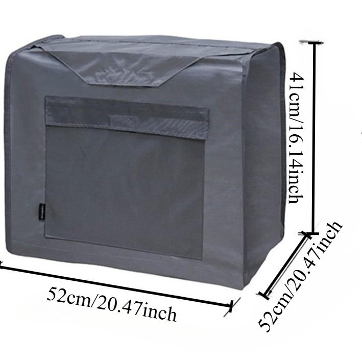 Generator Storage Cover 210D Oxford Fabric Waterproof Dustproof Yard Generator Protective Cover