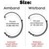Premium Nylon Biceps Arm/Wristband for Garmin CIRQA Smart Band Strap Fitness Tracker Strap for Garmin CIRQA Smart Band Accessory