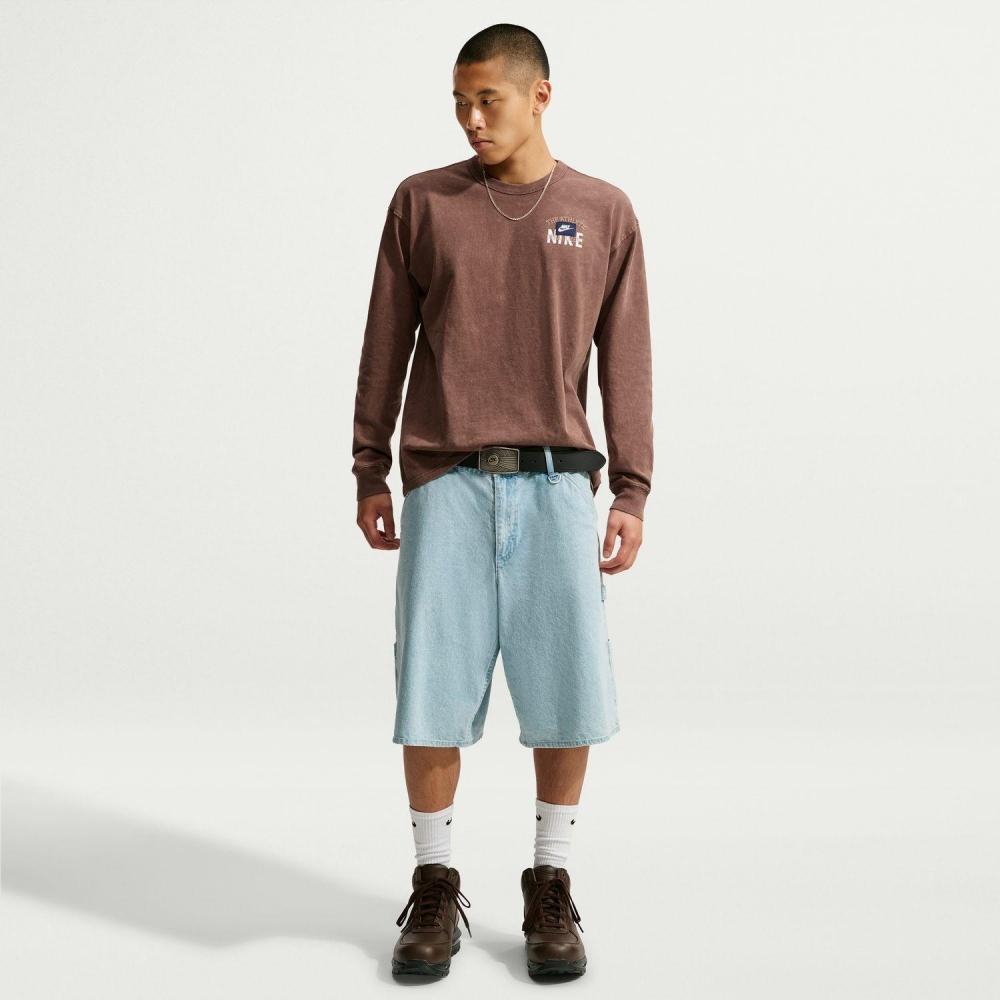 Nike Tkivy Vintage Graphic Ls Tee Light Chocolate 216ltchoc Iz4061