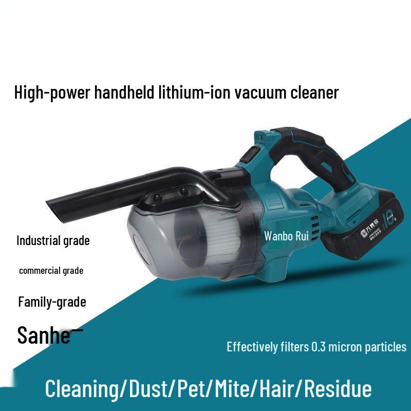 High-Power Wireless Auto & Home Vacuum Cleaner - Strong, Automatic Dust Collector