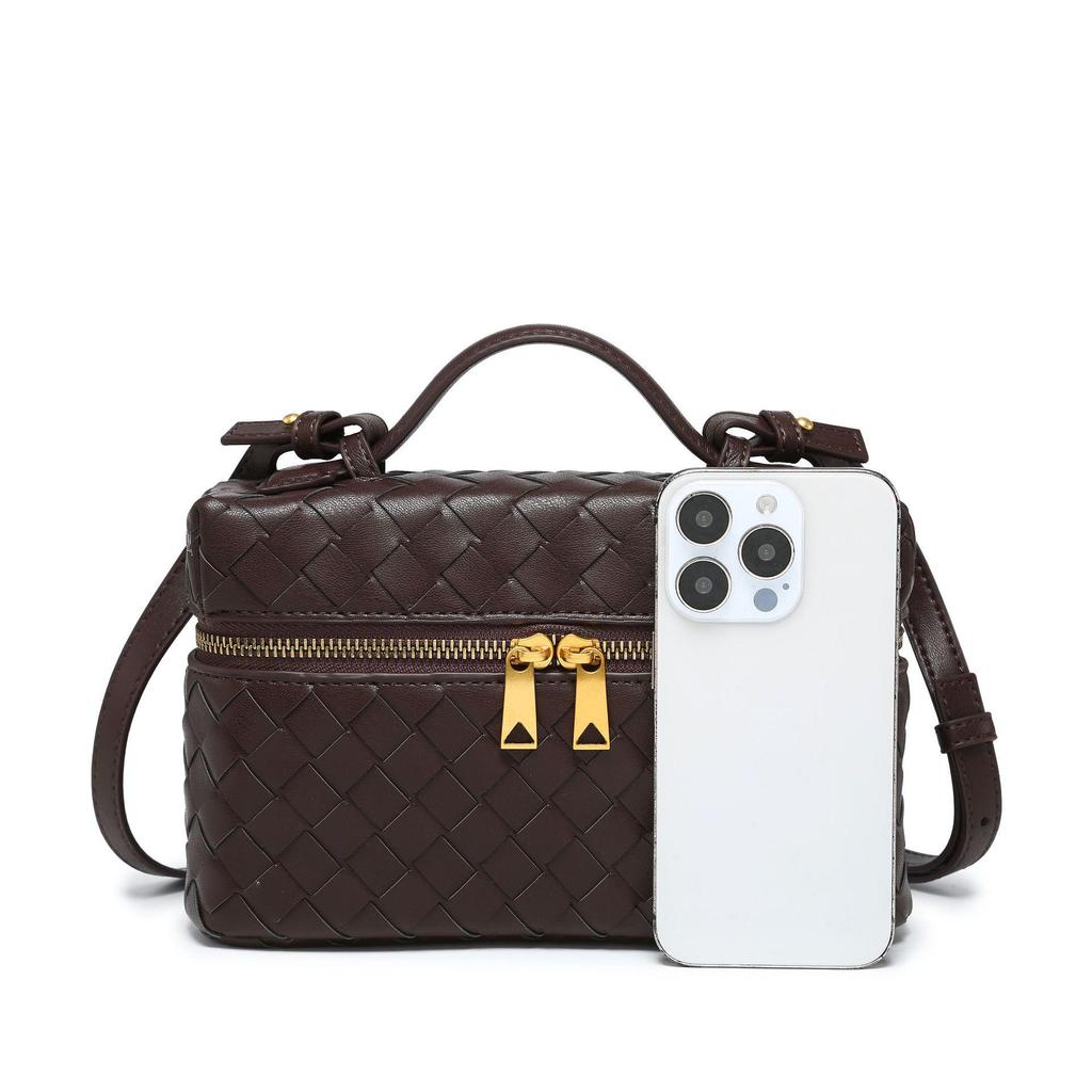 2025 Women's Woven Lunch Box & Cosmetic Messenger Bag Y