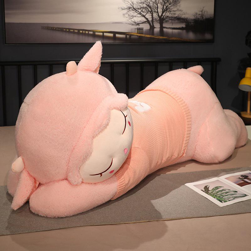 

Плюшевая мультяшная кукла-овечка – Детская игрушка для комфорта и подарок на день рождения 160 cm