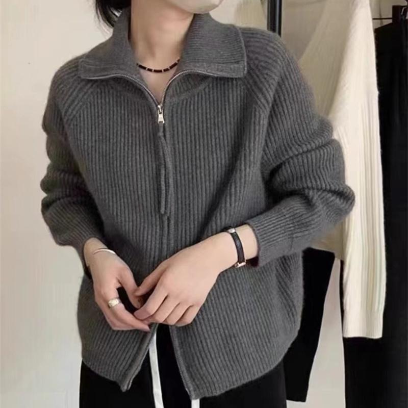 Женский свитер на молнии — фото 5