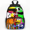 Zaino Scolastico Stampato Garten of BanBan da 16 Pollici per Ragazzi, Borsa di Grande Capacità per Viaggio, Sport, Portatile, Zaini Scolastici per Studenti, Zaino per Libri per Bambini