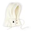 Universal Chemistry Wool Knit White Open Balaclava