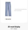 7A Antibacterial Men's Pure Cotton Casual Pajama Pants - Spring/Summer Long, Loose, Outdoor-Friendly