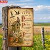 Metal Decorative Sign La Vie Est Faite De Petits Bonheurs