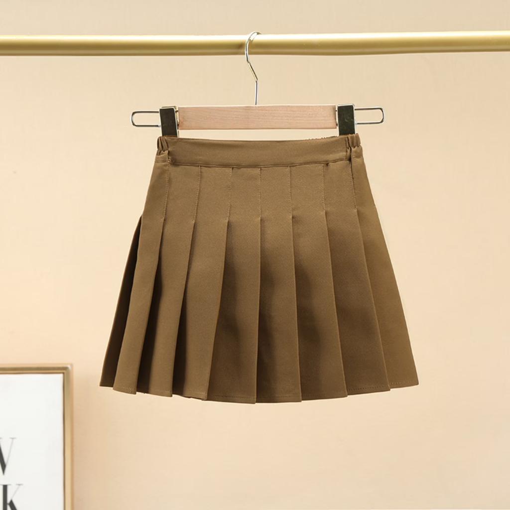 Girls Pleated Skirt School Uniform Style Classic Design Lightweight Comfortable Fabric Suitable for Daily Wear and Special Occasions