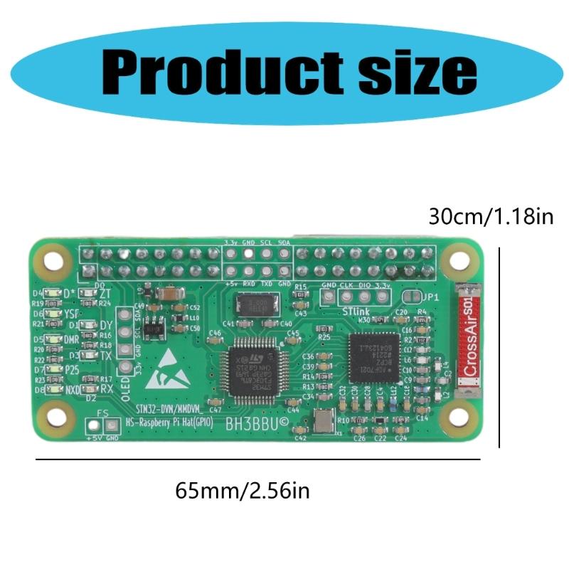 Complete MMDVM Hotspot Board 443 Antennae Multiple Mode Digital Communication and 1.5Mbps Data Rate