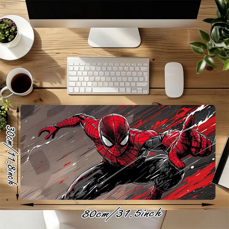 Spiderman Xl Gaming Mouse Pad Nonslip Rubber Base Stitched Edge Waterproof Desk Mat For Pc Laptop Gamer Office Computer Accessories C929445