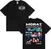 Banda Morat Álbum de Música 2025 Merch Camiseta Unisex Ropa Moda Hip Hop Estilo Rock Camisetas Tops de Verano Talla UE Camiseta de Algodón