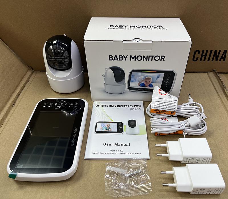 5-inch Wireless Night Vision Baby Monitor with Intercom