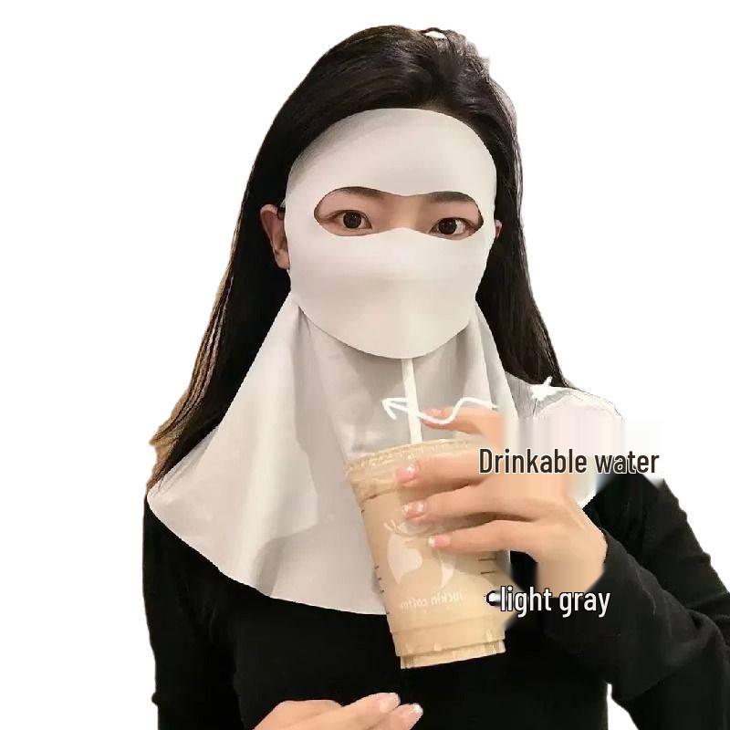 Breathable UV-Blocking Face & Neck Ice Silk Mask for Cycling