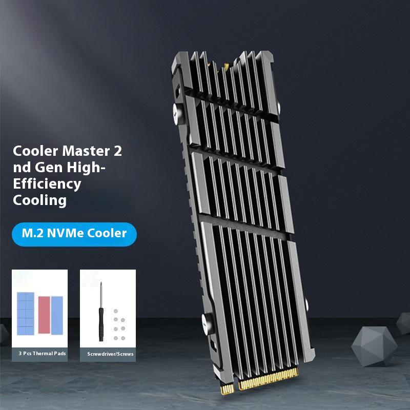 JIAYI Aluminum Alloy Heat Sink for M.2 NVME SSD Multi-Channel Cooler