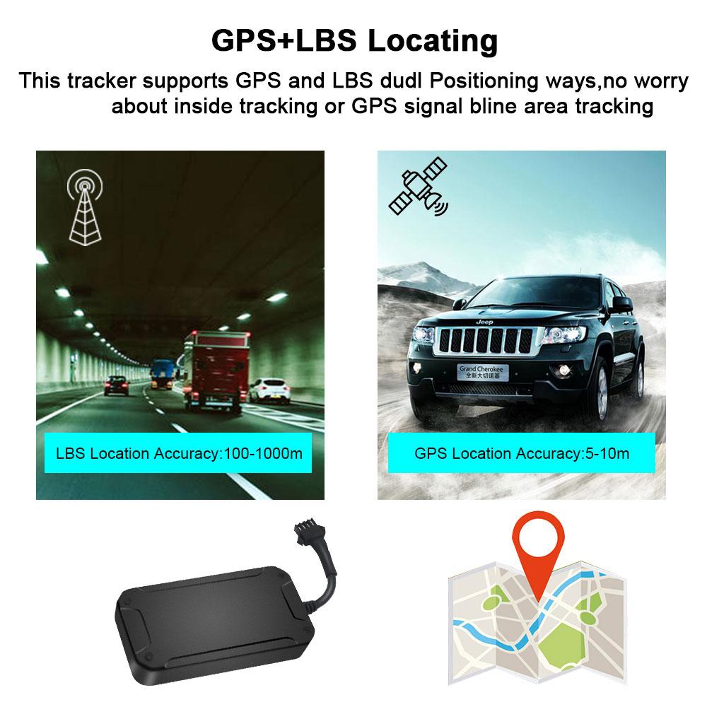 Car GPS Tracker 4G LTE Vehicle Tracker Cut Off Oil Engine Motorcycle GPS Locator Tracking Device Waterproof IPX6 Free APP Track