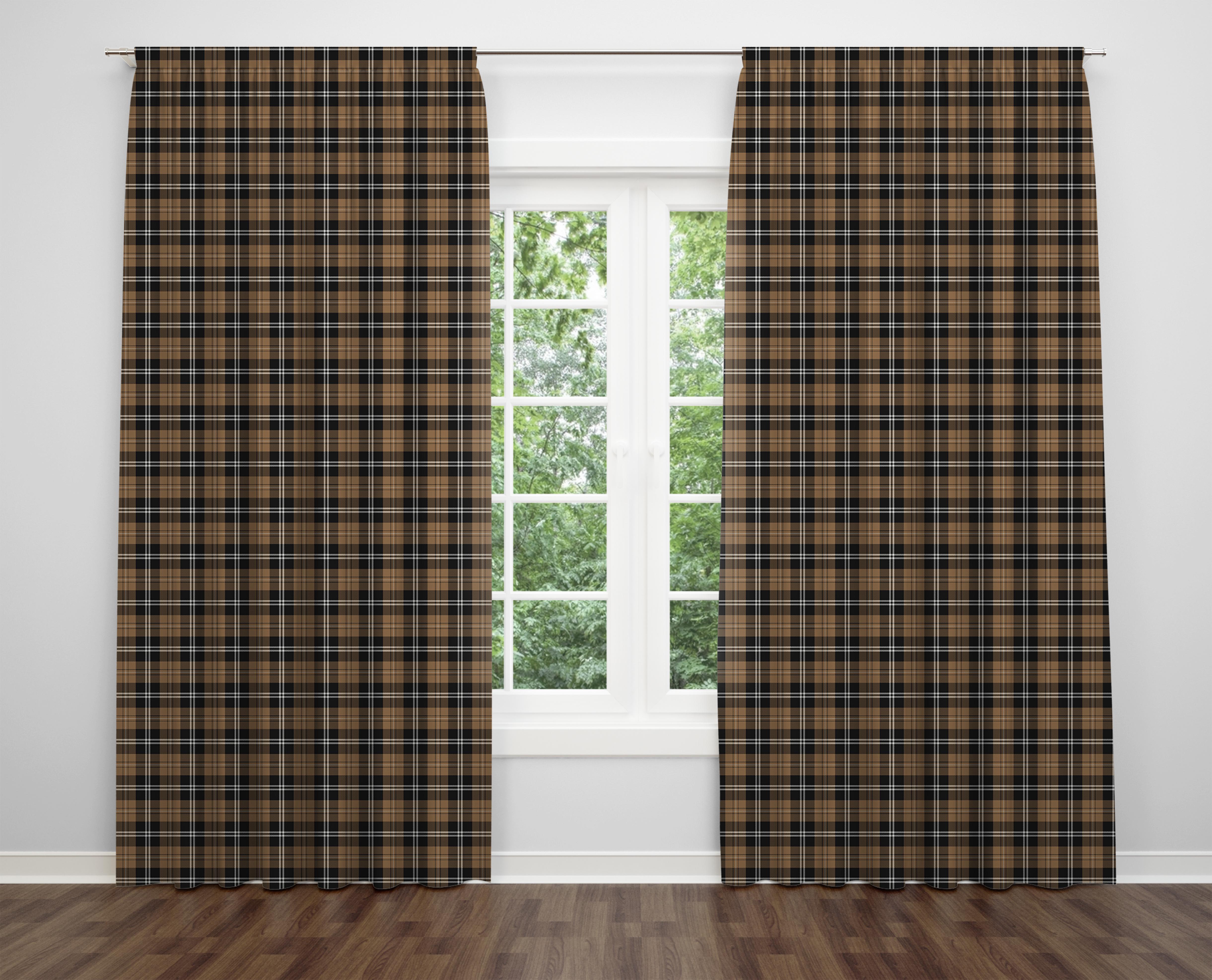 

Декоративний дизайн, високоякісна бавовняна тканина, ви можете вибрати одну або подвійну фіранку з крила 1 piece різнокольоровий