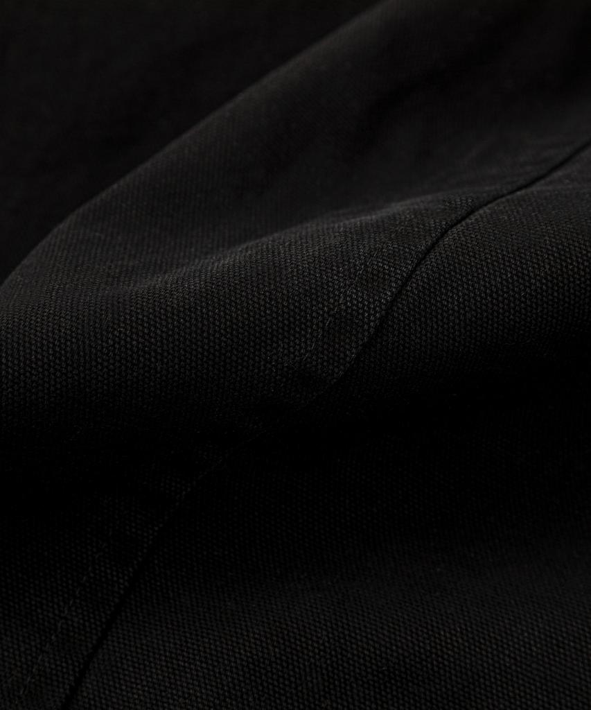 LETTERCOMO Washed Work Crop Blouson Jacket Black