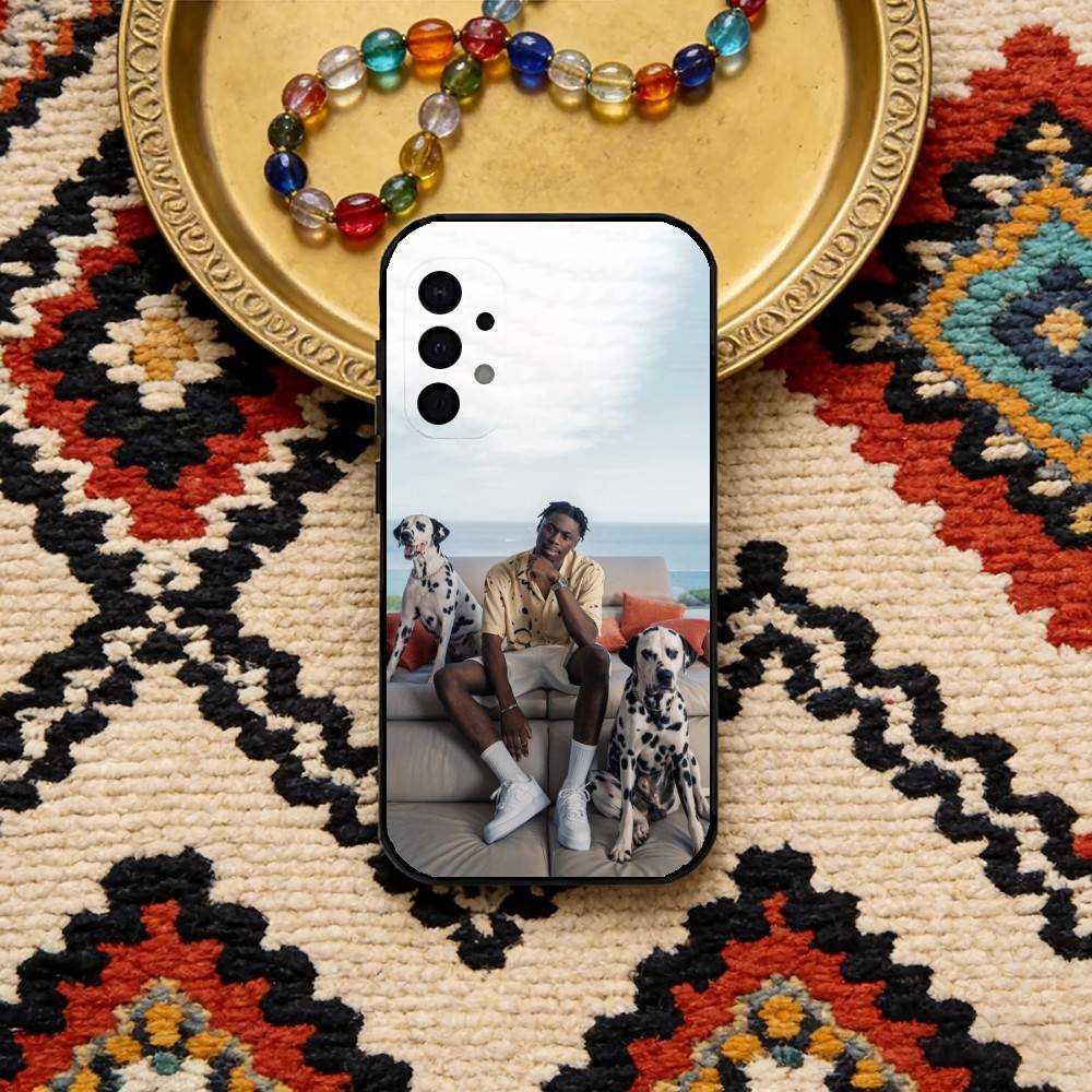 Rapper T-Tiakola BDLM Phone Case For Samsung S25,24,23,22,30,21,10,9,Ultra,Plus,FE 5G Black Soft Case