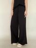 Plus Size Women's High-Waist Wide Leg Modal Pants - Solid Color, Loose Fit, Floor-Length, Summer Casual