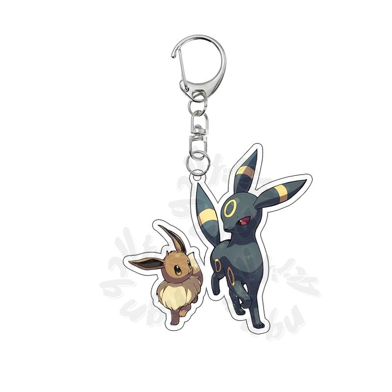 

Anime Hot Character Umbreon Jolteon Espeon Sylveon Acrylic Keychain Cartoon Creative Classics Key Ring Accessories Student Charm about 5cm