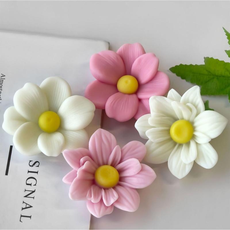Flexible Silicone Mould for Handmade Floral Candle and Resin Craft