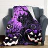 1pc Halloween Cat Blanket - Lightweight Flannel Fleece with Digital Printing, Soft Warm for Sofa, Travel, Camping, Office yy251018312