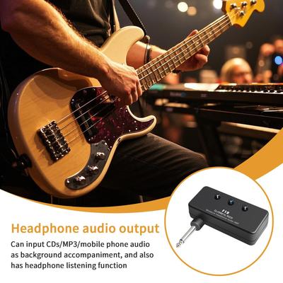 Amp For Electric Guitar Small Guitar Speaker Portable Amplifier Speaker For Instrument Home Adults Beginners Small Gig Indoor