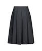 Le Sonnet Classic Pleated Wool Skirt Grey