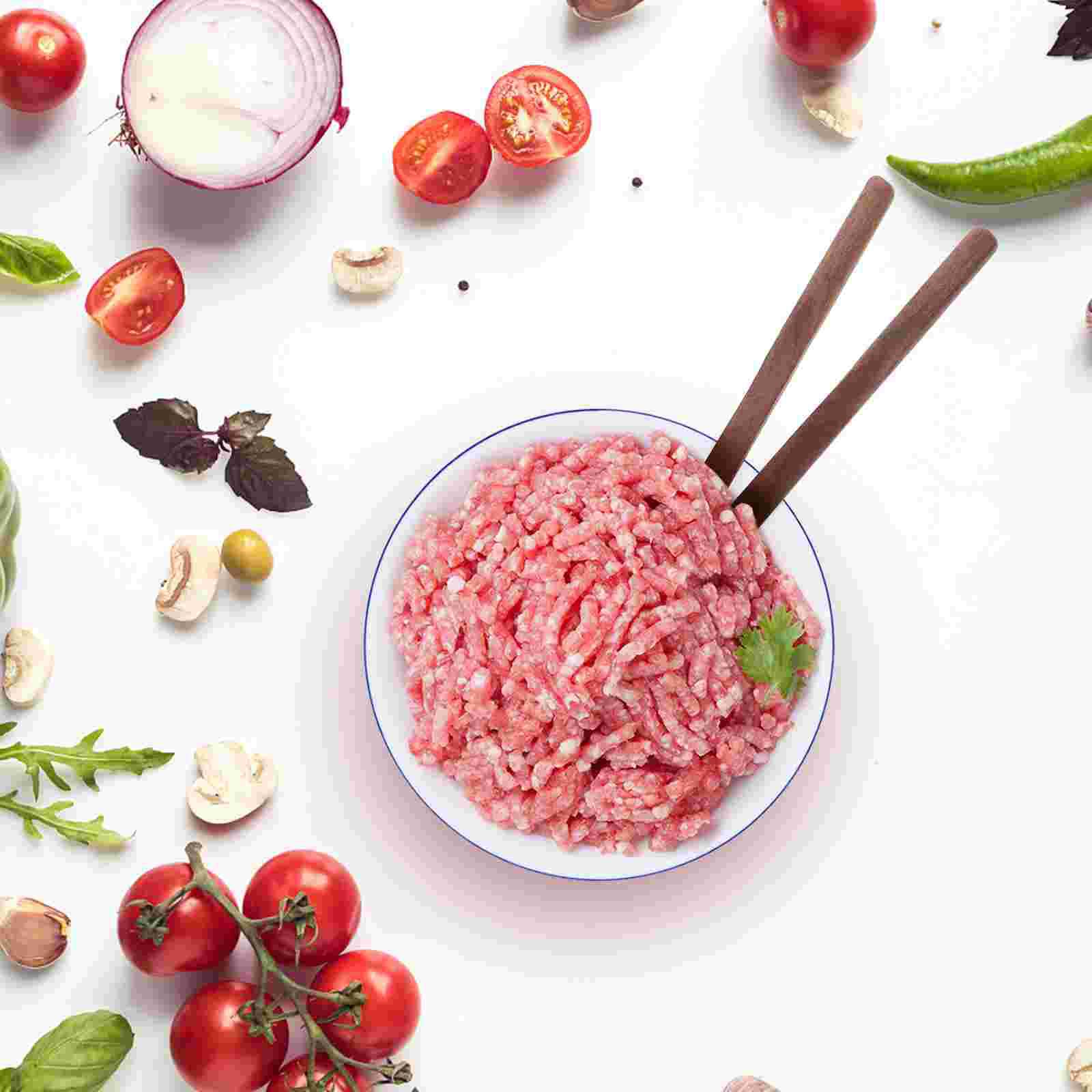 2 Pcs Filling Spoon Flour Mixing Stir Stick Kitchen Stuffing Spoons Pastry Wood Dumpling Tools Restaurant Mixer Blender