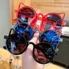 Cat ears children's sunglasses new fashion personalized sunglasses UV protection cute baby glasses trend