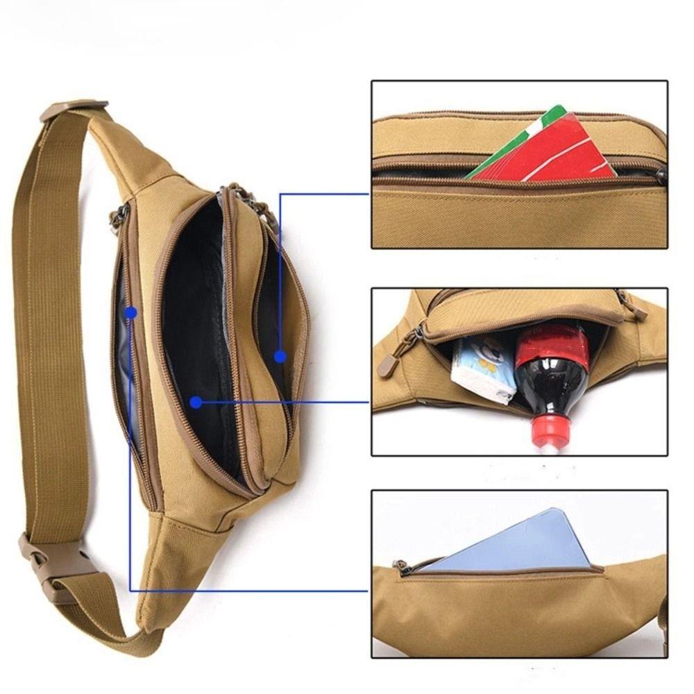 Adjustable Sports Waist Bag Portable Running Fanny Pack Fashion Crossbody Bag  Outdoor Sports