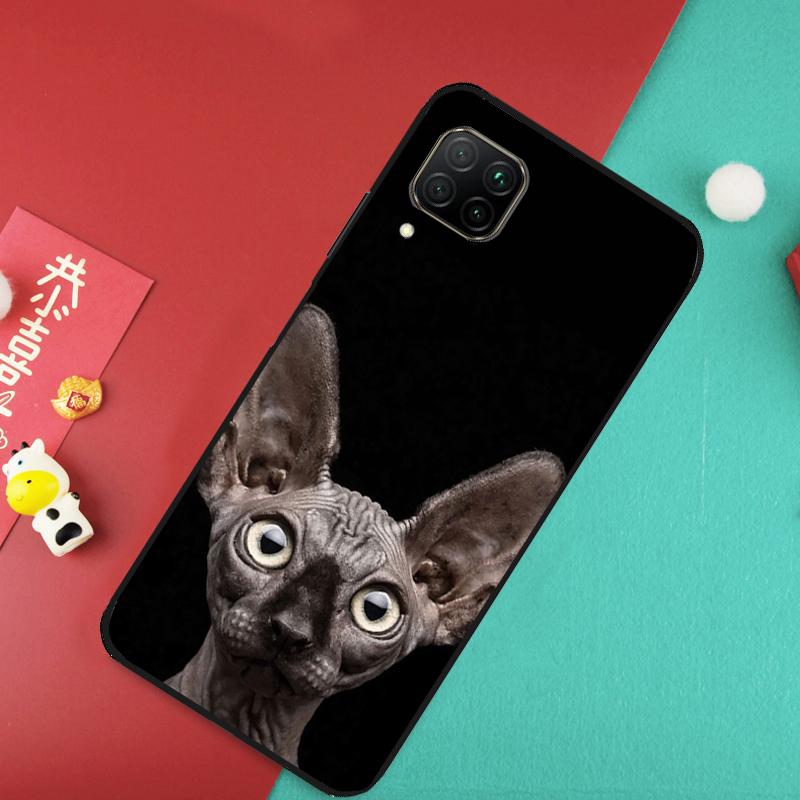 Sphinx Cat For Huawei Nova Y73 Y70 Y72 Y60 Y90 Y61 Y91 8i 7i 11i 12i 12s 9 10 SE P20 P30 P40 Lite Case