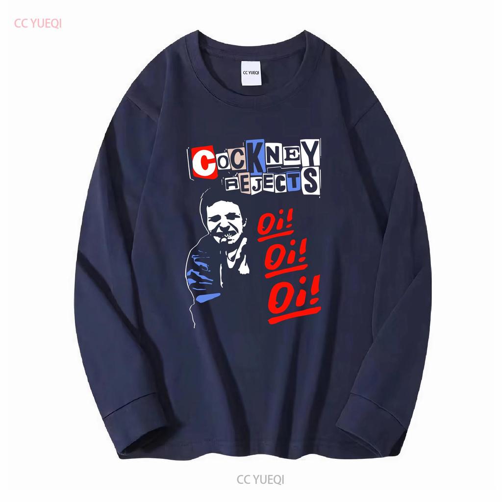 Cockney Rejects Funny Logo T Shirt Size S 3XL Long or Short Sleeves Vintage Washed Unisex Streetwear Breathable Homme