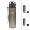 Water Bottle 550ml Stylish Frosted Button Lid Sports Water Cup with Portable Handle