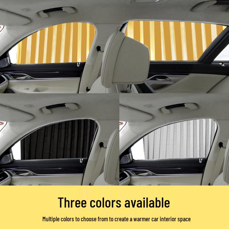 Magnetic Car Sunshade Curtains - Sun Protection & Heat Insulation Sun Visor