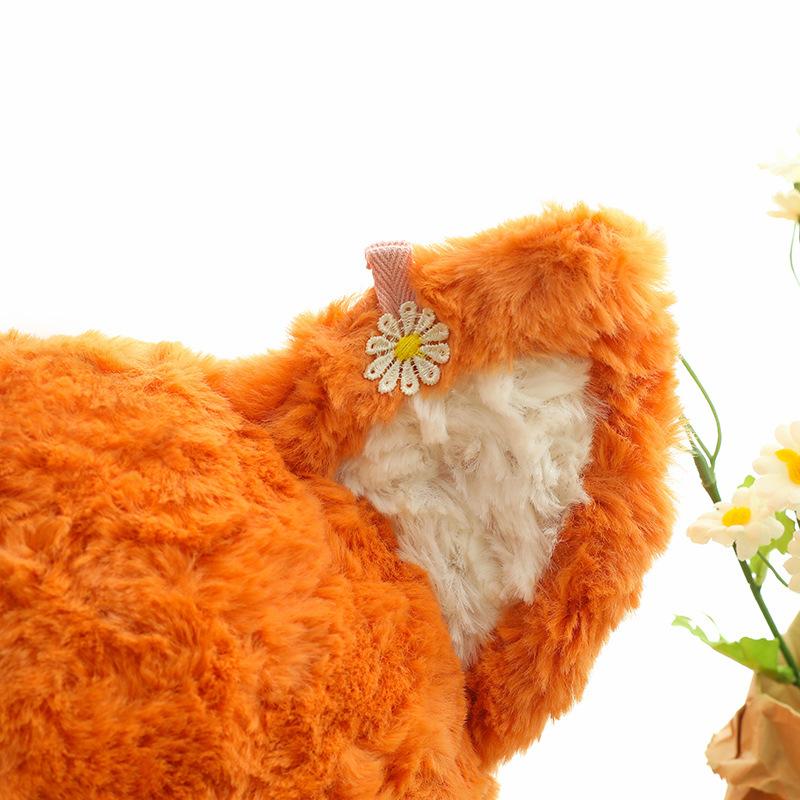 Laufende kleine Fuchs Puppe süße Puppe Mädchen schlafen Kissen Puppe Plüsch Spielzeug Geschenk