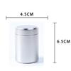 Round Small Aluminum Cans Metal Candy Jar Sealed Loose Tea Packaging Cans Airtight Smell Proof Container Storage Bottles Jars
