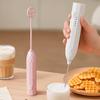 Electric Stirrer Milk Frother Handheld Stainless Steel Mixer Low Noise Rechargeable Electric Coffee Household Egg Whisk