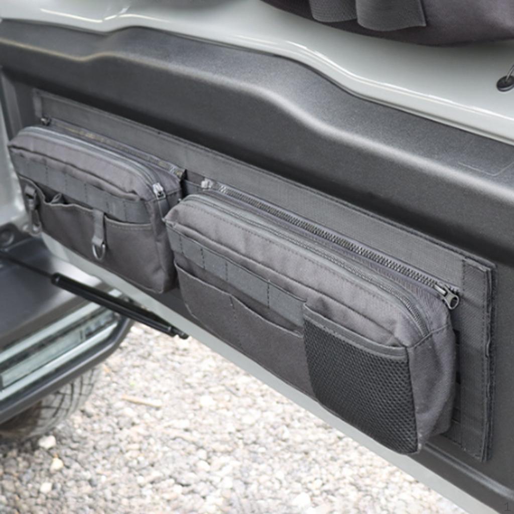 Tailgate Storage Bag Glass Door Pouch Sturdy Accessory Rear Trunk Oxford Cloth for