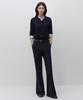 MUSINSA STANDARD WOMAN Women'S Flare Hidden Banding Slacks [Dark Navy]
