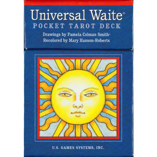 78-Card Tarot Card Set [Officially Imported] [Universal Waite Pocket Tarot Deck] Includes Japanese Booklet "Pocket Manual" Rider-Waite Edition / Perfe