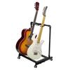 FLANGER Multi-Guitar Stand for Electric, Acoustic, and Folk Guitars with Strap Wheel 