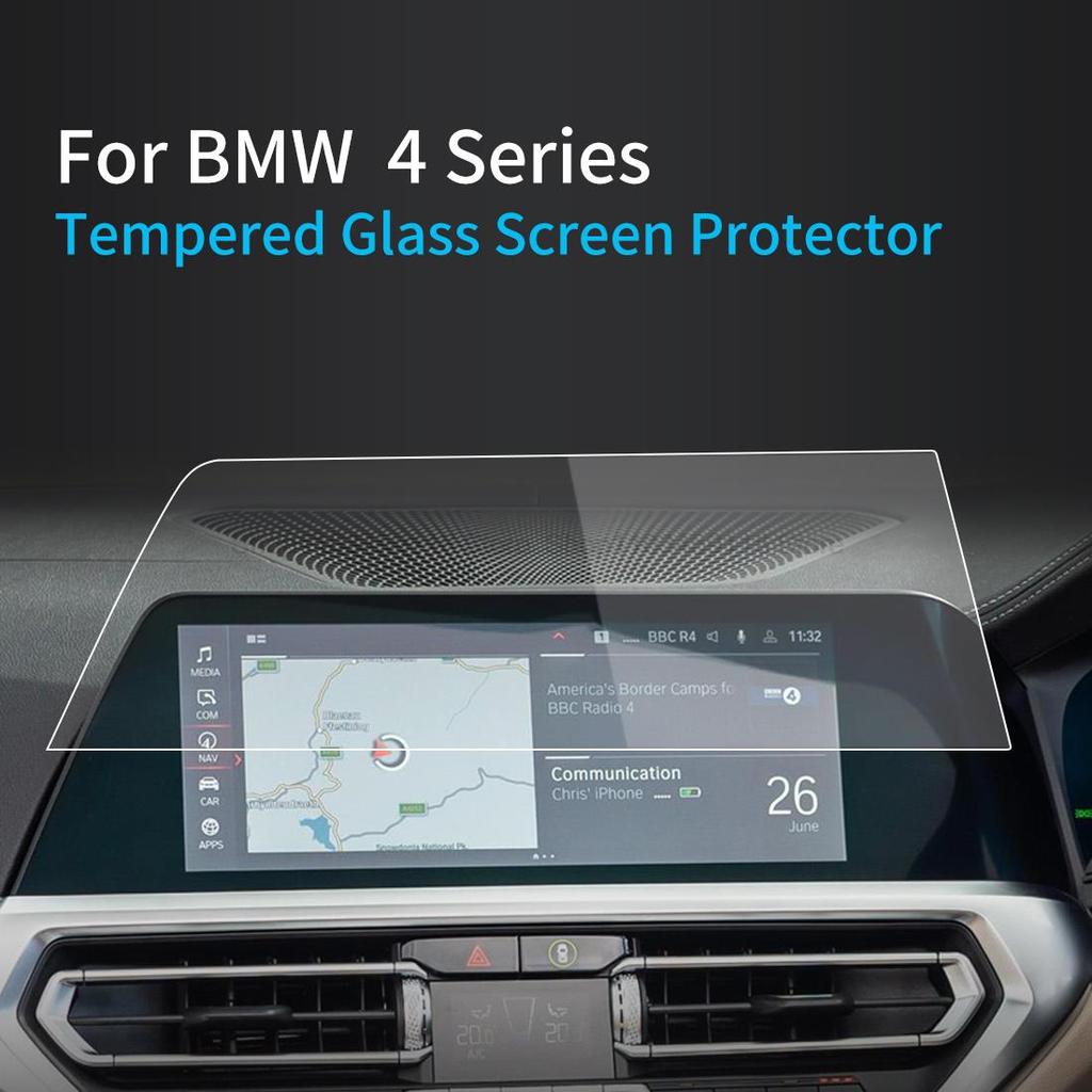 Tempered Glass Screen Protector Film For BMW 4-Series G22 G23 G26 MK2 Car Navigation anti-scratch Accessories