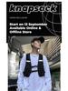 Gilet da Lavoro Riflettente Tattico Zhi Neng Feng Transfrontaliero con Tasche Leggere per Ciclismo e Corsa